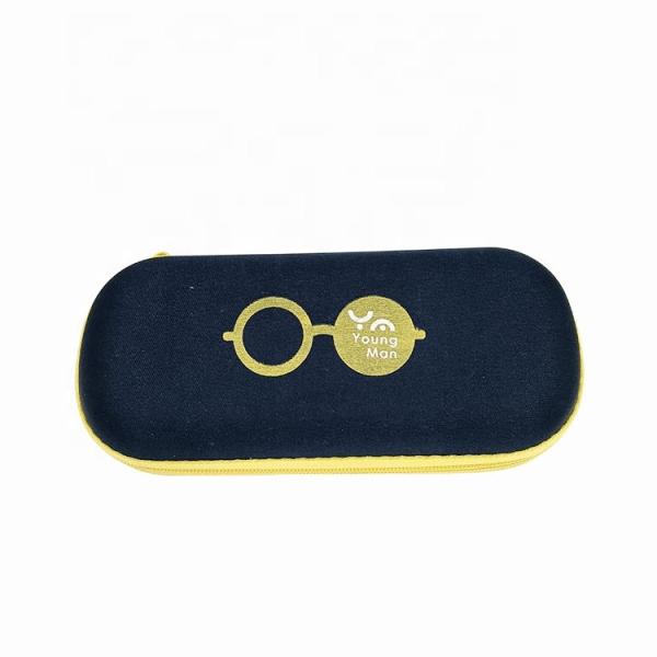 Customized Knitted Fabric EVA Glasses Case For Kids   Scratch Resistant