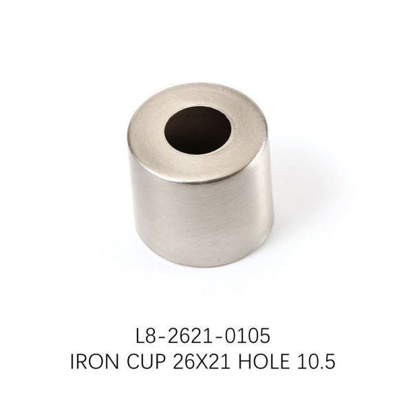 High Strength Iron Cup 26x21mm For Lamp Connector Lighting Fixture Assembly