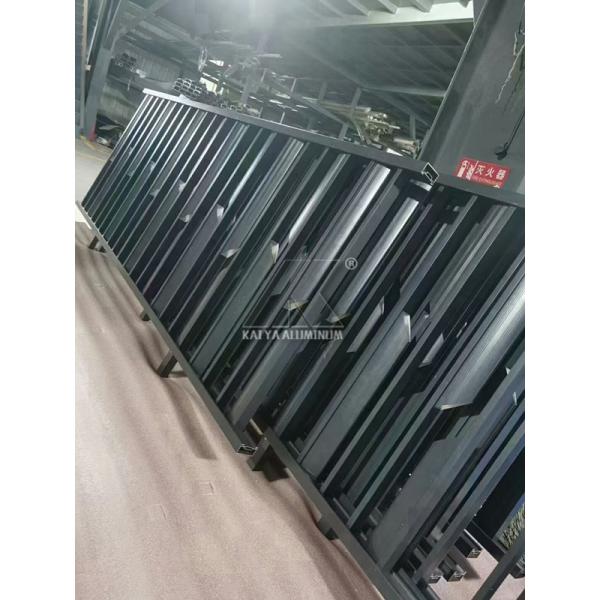 Decorative Courtyard Entrance Aluminum Door Profile For Garden