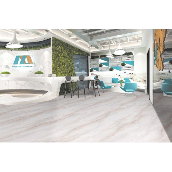 White Jade Design Glazed Ceramic Tile Marble Porcelain Floor And Wall Tile For House And Hotel Decoration