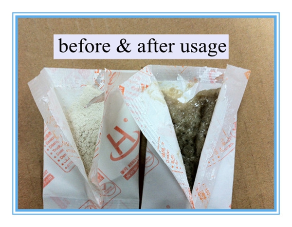 Industrial Grade Calcium Chloride Desiccant / Powder Desiccant 60g For Cargo Storage