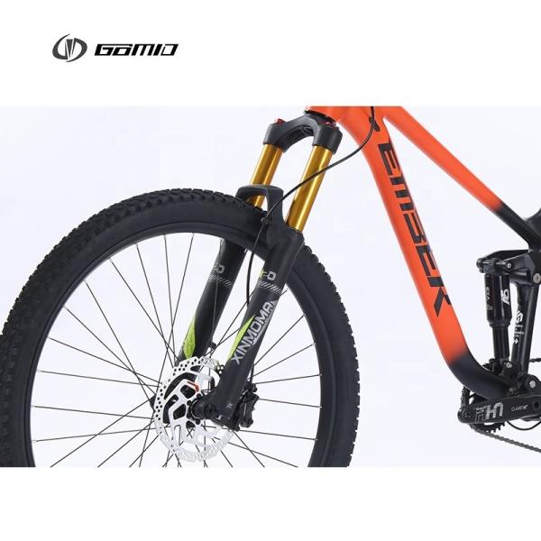GOMID 29 Full Suspension Mountain Bike with SHIMANO Custom Gear Cycle Alloy Frame and CST PATROL C1846 29*2.4 Tire