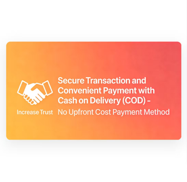 Domestic E Commerce COD Cash On Delivery Service Higher Conversion Rates
