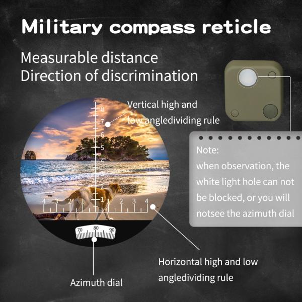 Adults Marine Military 20x50 Binoculars Waterproof With Rangefinder Compass BAK4 Prism FMC Lens