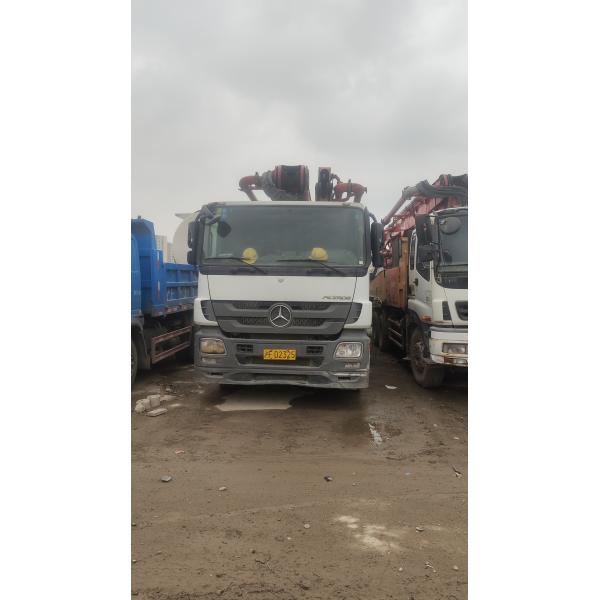 Used SANY concrete pump truck for sale, Mercedes Benz chassis