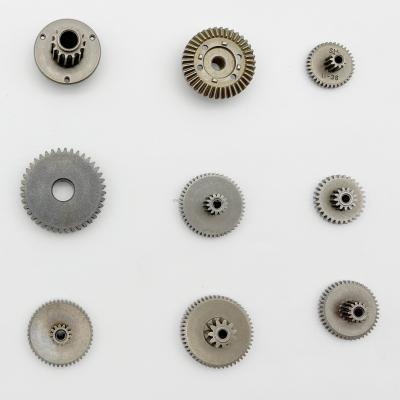 Small Sintered Metal Bearings Spur Gear Sprockets Cnc Lathe Parts
