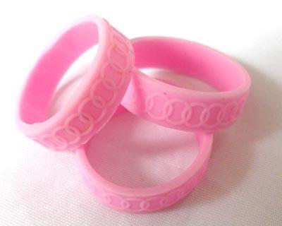 Eco-friendly promotion  gifts rubber silicone for finger, elastic silicone ring
