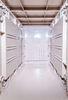 4 Comparts 1 Column Employee Storage Lockers Blue / White Door Flame Retardant