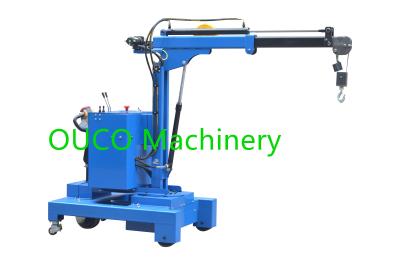 Industries Floor Portable Electric Telescopic Boom Crane With Luffing And Slewing