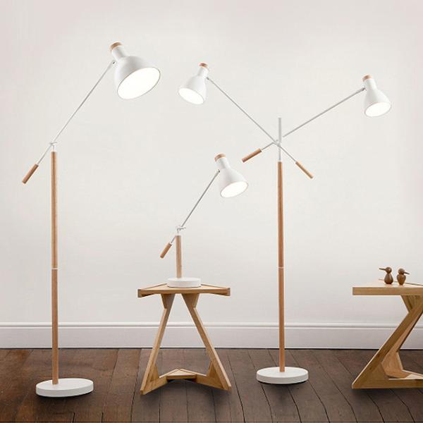 Nordic floor Lamp light switch modern white standing light Living room floor lamp(WH-WFL-12)