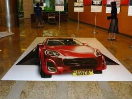 floor sticker advertising