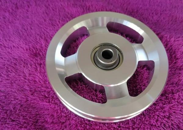 Oxidation Treatment Alloy Fitness Pulley / CNC Polished Gym Pulley Wheels