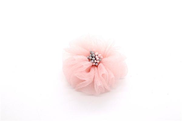Handmade Girl Shoe Lace Flowers For Shoes / Hair / Headband SGS Certificated