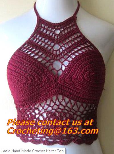 Women handmade underwear bikini botton,Crochet swimsuit briefs,Cotton beach wear with lining