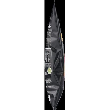 Black Printing Disposable Standup Coconut Chips Food Packing Bags with k