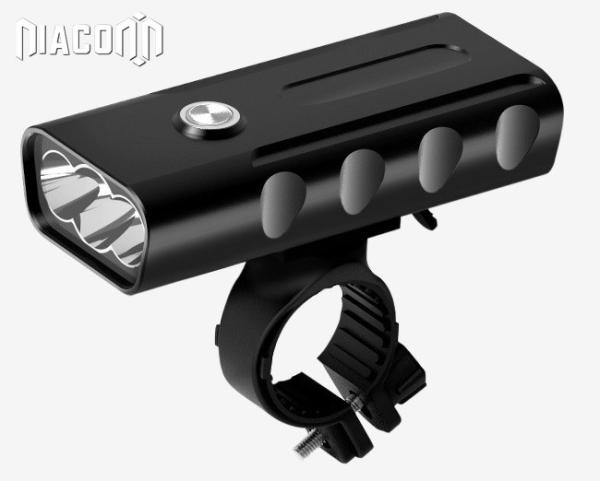 3xCREE Xml Led USB Bike head Light With 3000mah Power Bank front light
