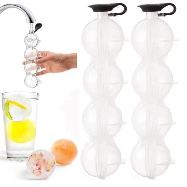 Silicone Ice Cube Mold for Easy Release Whisky Balls Stocked Kitchen Accessory in 2023