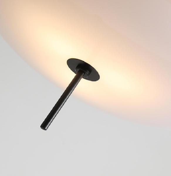 Black And White Flying Saucer Pendant Light Modern Art Bedroom Pendant Lamp(WH-GP-116)