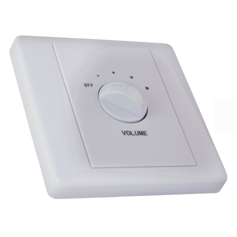 AT-330 30W Wall Volume Controller Economical Passive PC Material Volume Switch