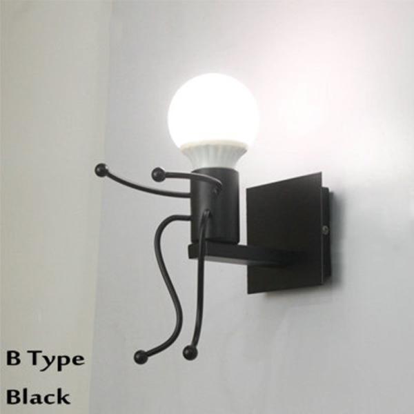 Human Shape Living Room Bed Side Stair Kitchen mini wall lamp(WH-OR-53)