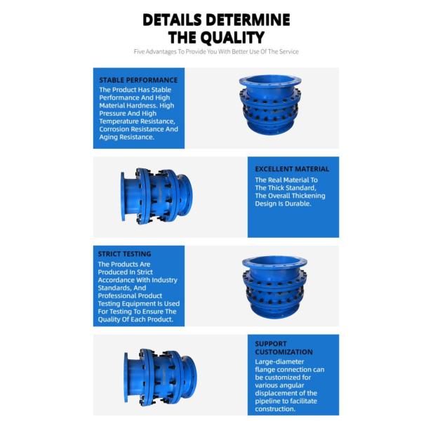Компенсатор теплового расширения из углеродистой стали нержавеющей стали типа E для труб