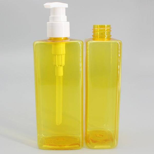 Garrafas plásticas vazias Cuboid do champô 250ml do ANIMAL DE ESTIMAÇÃO 24mm