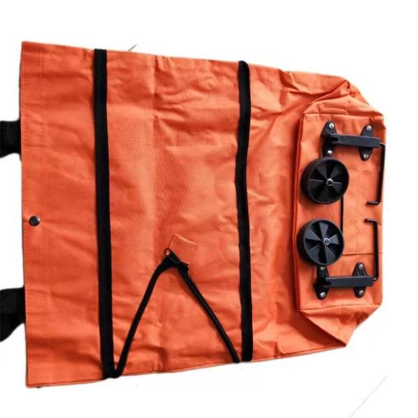 Folding 600D  Fabric Shopping Bags Tote Wheel  Bag Size Can Extend