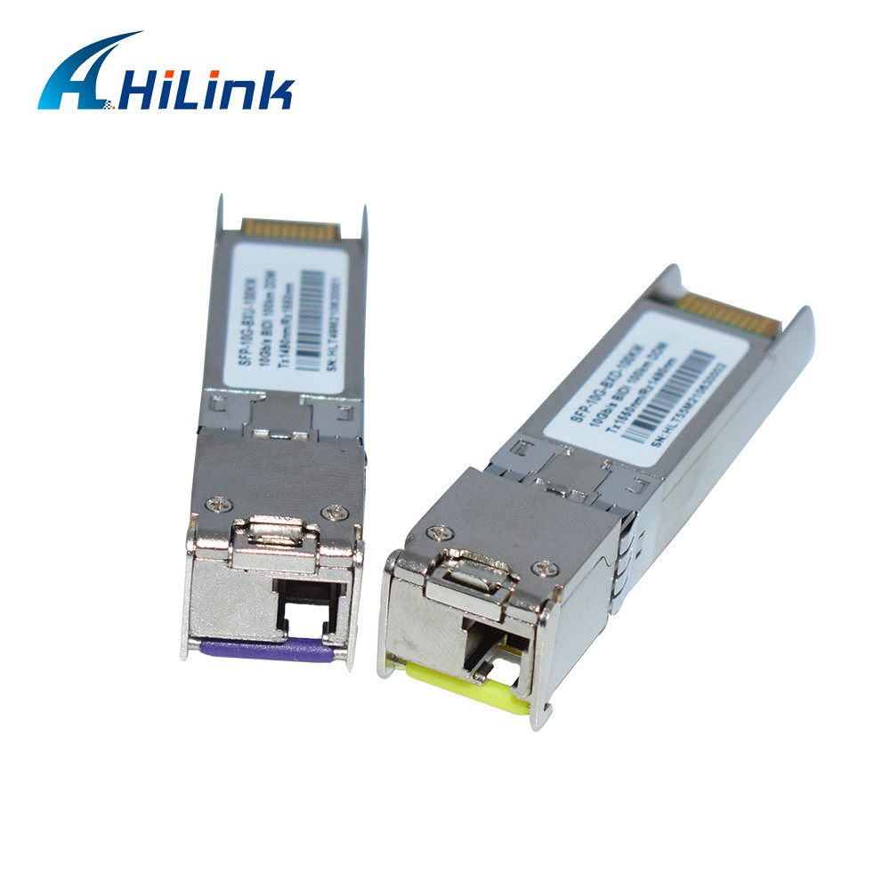 BIDI 10G WDM SMF оптический приемопередатчик SFP+ 100KM Tx1490nm/Rx1550nm с LC волоконно-оптическими приемопередатчиками для сетей FTTH