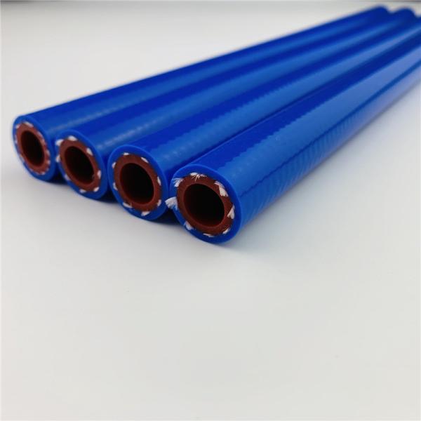 Resilient Rubber Braided Silicone Tubing UV Resistant Eco Friendly