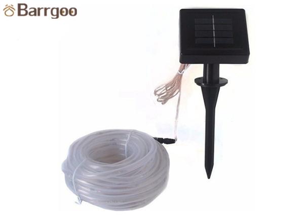 IP65 Solar Outdoor Christmas String Lights , Solar Powered Christmas Rope Lights 12M  Tube