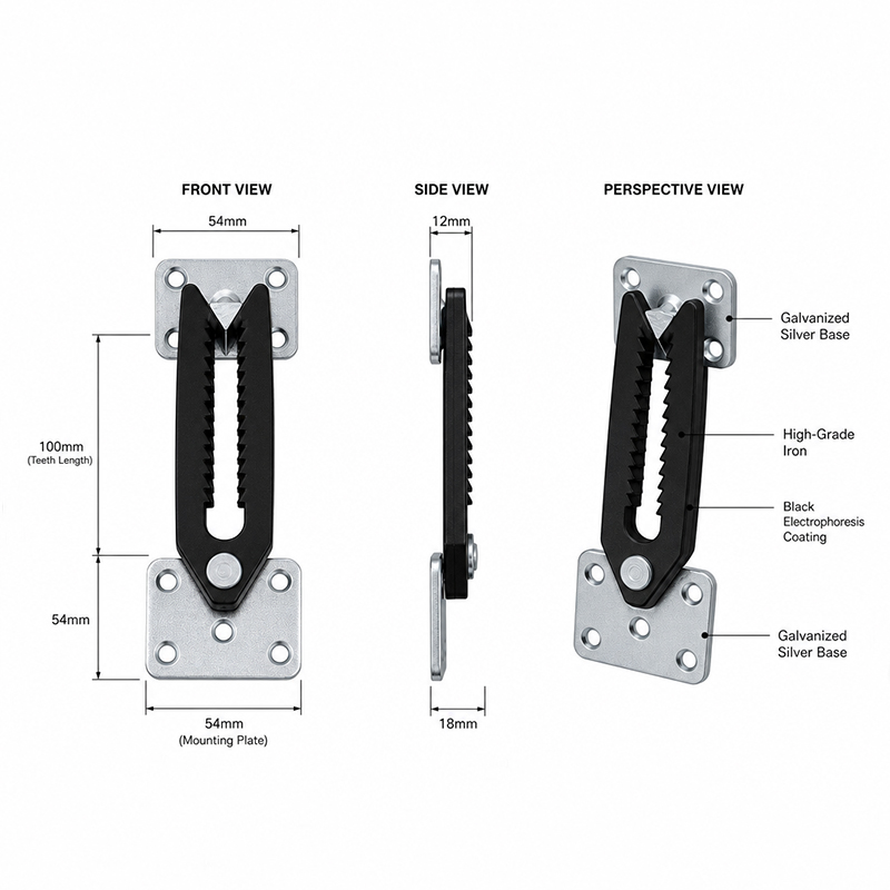 Adjustable Crocodile Buckle Sofa Bottom Separate Combination Connector Furniture Fastener Accessory