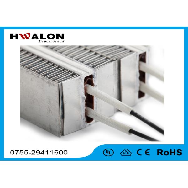 High Efficiency Electric PTC Heater 100V To 120V 20mm Thickness Insulated Wave Shape