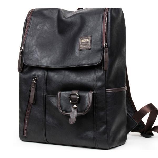 M new winter pu leather shoulder bag backpack student book bags European and American fashion retro casual