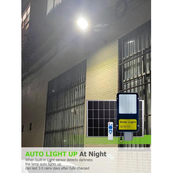 300w 400w 500w Солнечные уличные фонари Популярные Сплит IP65 Для дороги / сада