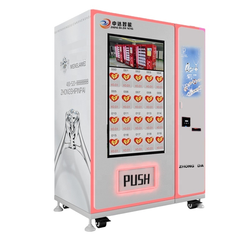 49 Inch Big Touch Screen Automatic Vending Snack Machines