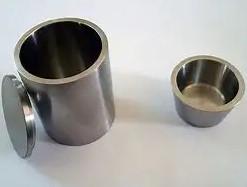 Tantalum Alloy Parts Processing Plant Customized Bright Grey Tantalum Crucible For Melting Process Parts