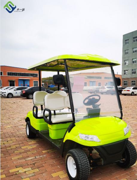 Carrinhos elétricos de golfe ODM 4 lugares LSV Legal para rua com pneus todo terreno
