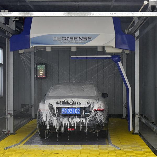 Qingdao Risense 360 Full Automatic Car Wash Equipment Touch Free Car Wash with air Dryer and lava Shampoo