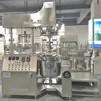 Mélangeur d'émulsifiant de vide d'acier inoxydable de 3 couches avec le homogénisateur supérieur