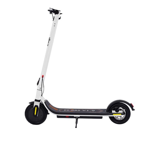 White Powerful Electric Scooter 20km Long Range Portable 350W Motor For Adults