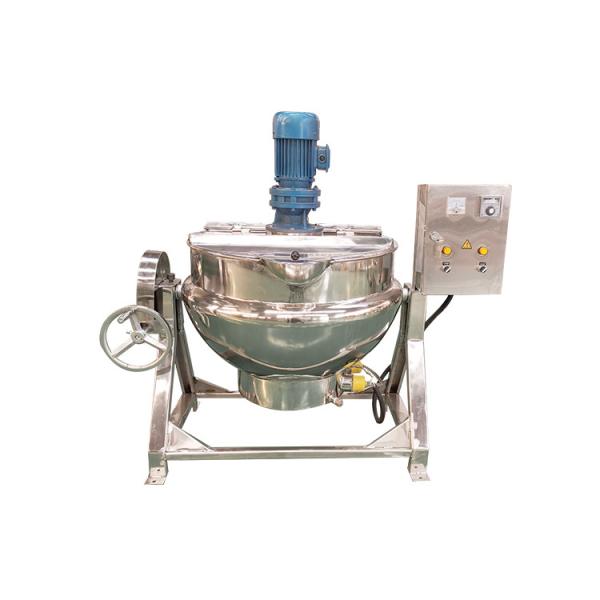 500L Berry Jam Cooking Machine with Agitator Marmalade Industrial Steam Jacket Kettle with Mixer Preserve Jam Mixing Kettle