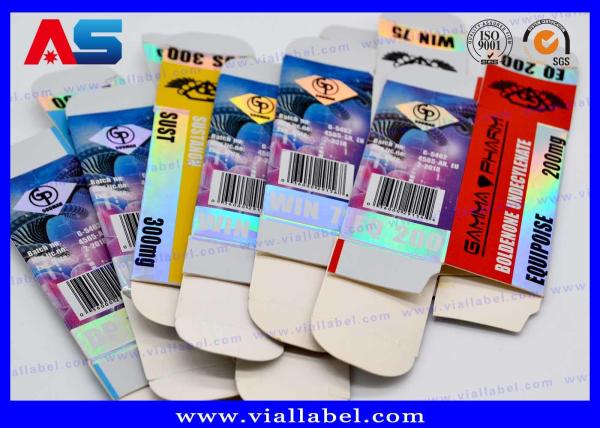 Anti caixas duráveis do empacotamento farmacêutico da indústria da falsificação 20ml Vial Boxes For Pharmacy Medication