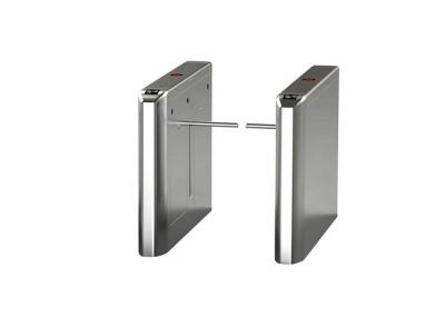 IP55 Drop Arm Turnstile Entrance Access Control System Anti Crawl LED Indicators