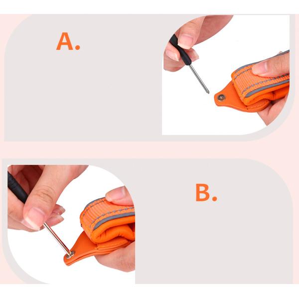 Orange Blue GPS Air Tag Dog Collar Nylon Cat Collars Adjustable Custom Logo