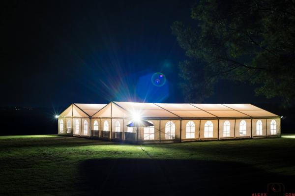 Custom Large Wedding Tents Party Marquee Tents High Pressed Red Blue