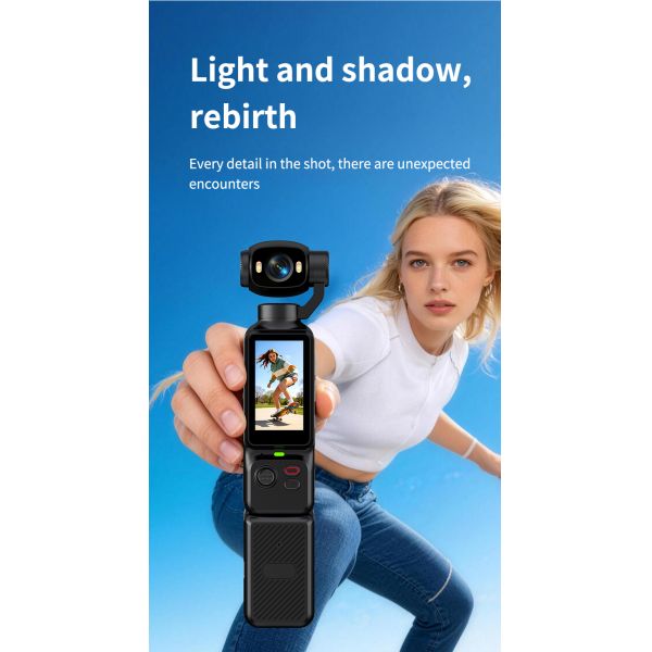 LK033 4K Handheld Action Camera Ultra HD With Tripod Stand Vlog Camera