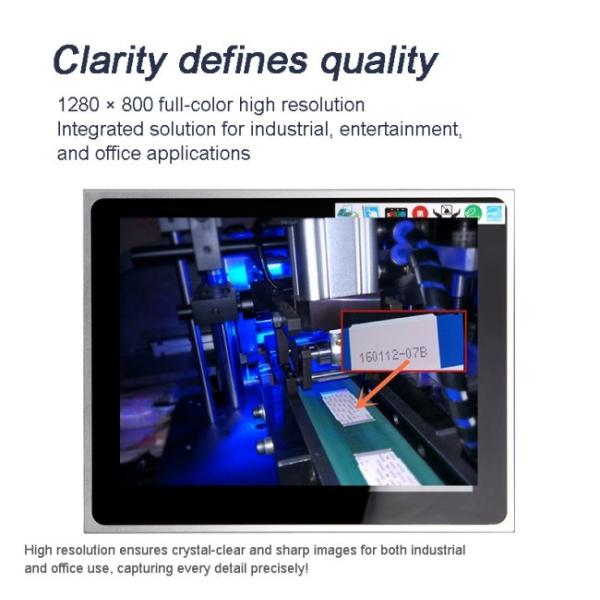 15.6 Inch Embedded Industrial Android Touchscreen Monitor 1920*1080 Capacitive Multi Touch LCD Waterproof Business Series with USB Input
