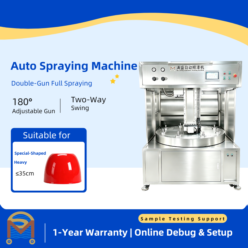 Smart Automatic Painting Machine, Industrial Spraying Equipment for Metal Lampshade Glaze Coating