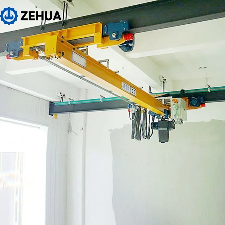 Zehua Single European Type Hoist Cranes Single Beam Electric Single-Girder Crane Manufacturer Overhead Crane Single Girder 5ton