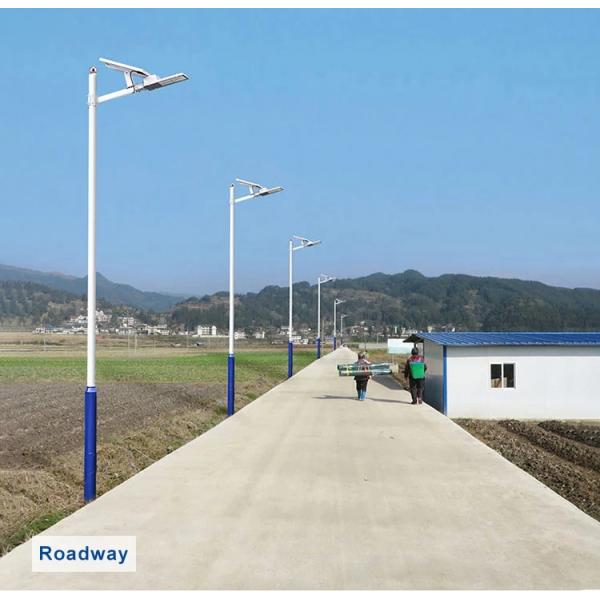 Warm Integrated Road Smart Solar LED Street Lights White 150w 200w 300w